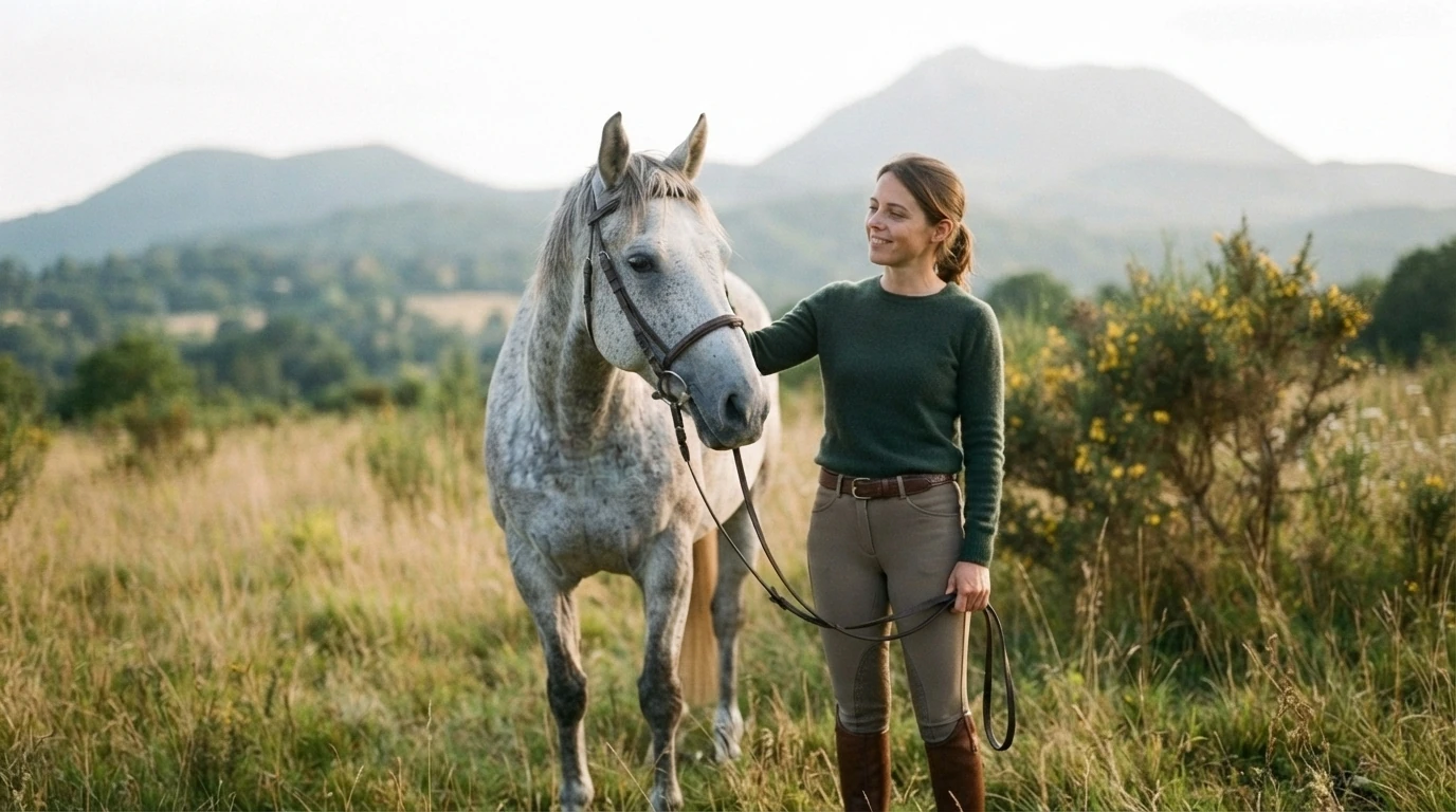 Cours d'équitation à Châtel-Montagne, Allier